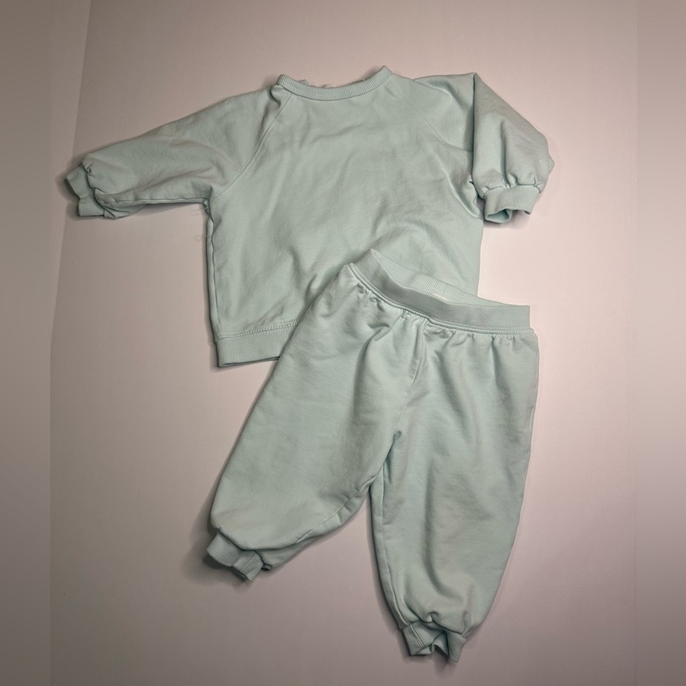 Zara Light Blue Baby Girl set size 6-9M